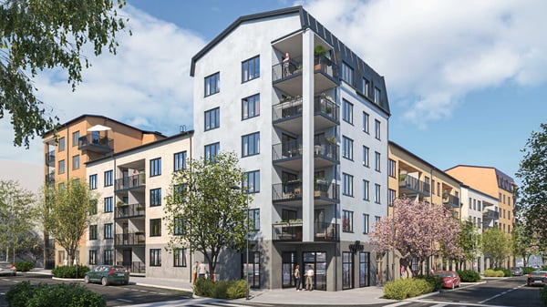 Rymlig 4:a med hörnbalkong