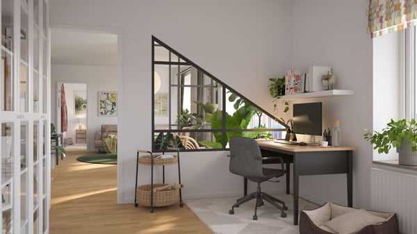 Vindsvåning med terrass - seniorbostad