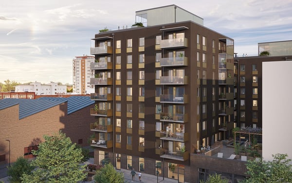 Rymlig 3:a högt upp i huset