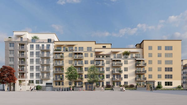 3:a med två balkonger