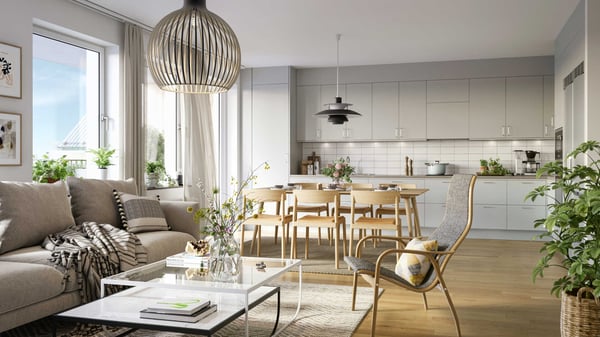 3:a med separat kök - seniorbostad