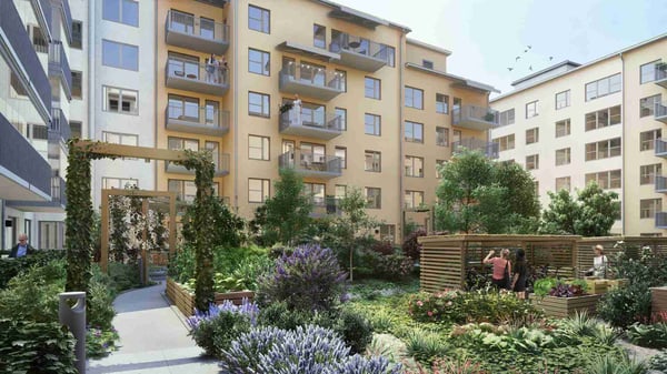 2:a med uteplats i söderläge - seniorbostad