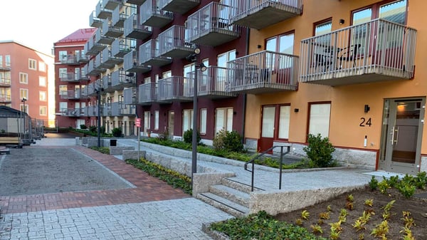 Hyresrätter i Täby Park, huset