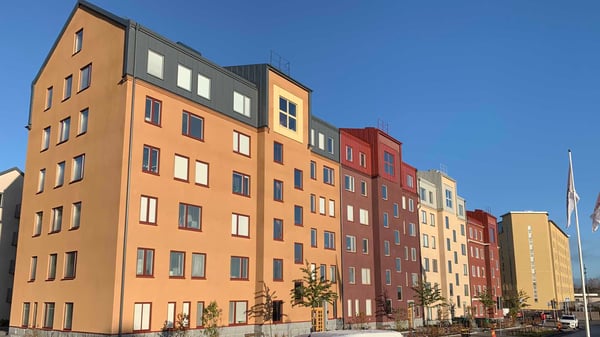 Hyresrätter i Täby Park, huset