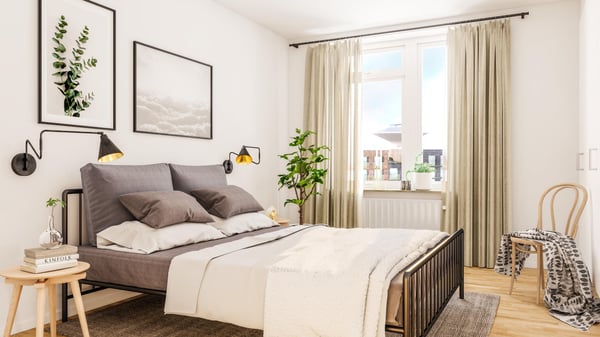 Sovrum i lägenhet 0152