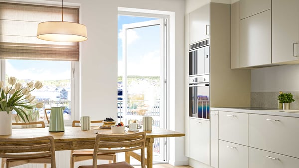 3:a med både balkong och uteplats