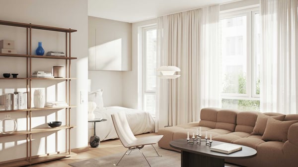 4:a med stor terrass och balkong