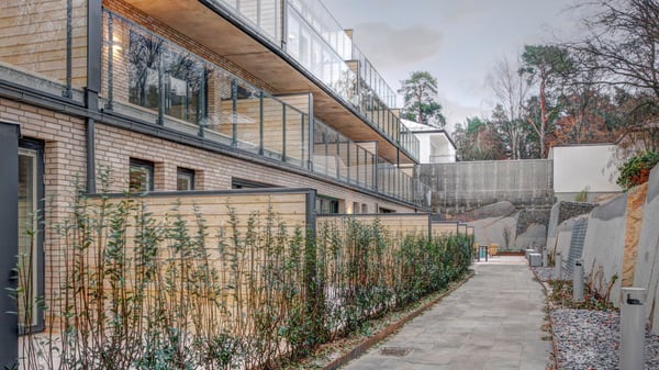 Brf Rosenhäll - Husets baksida