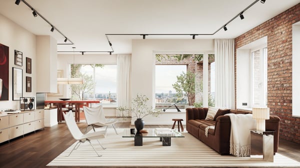 3:a med indragen hörnbalkong