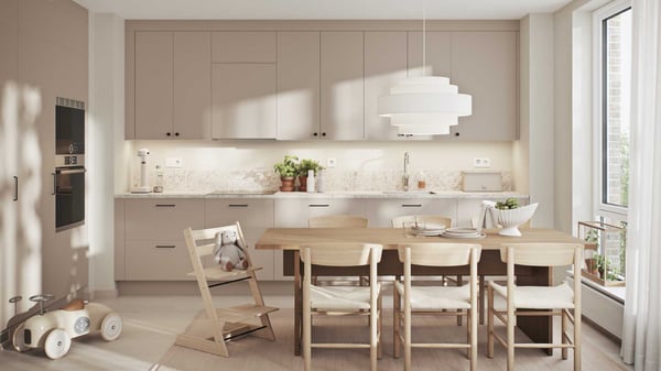 Rymlig 3:a med två balkonger