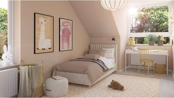 Radhus med gott om förvaring