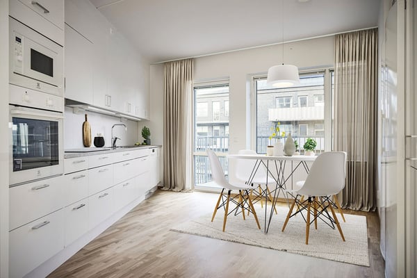 3:a med kök i vinkel