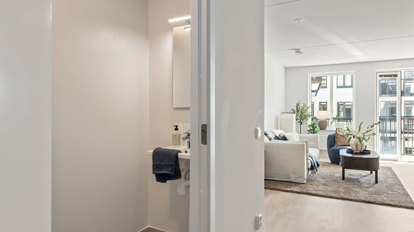 2:a med rymligt badrum