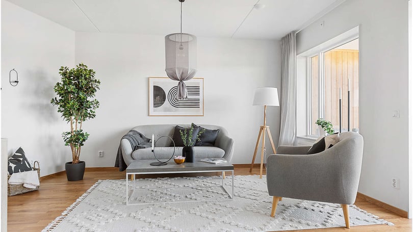 Vardagsrum Brf Korseberg Fjärd