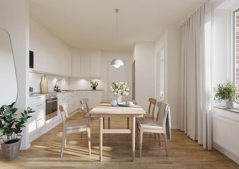 Kök 2 rum och kök 70 kvm