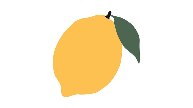 Illustration av citron