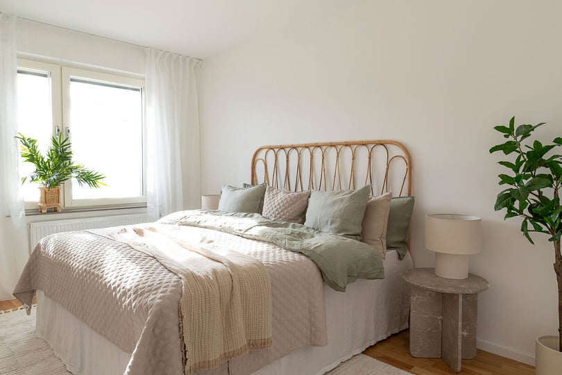 Sovrum i lägenhet på 3 rum och kök