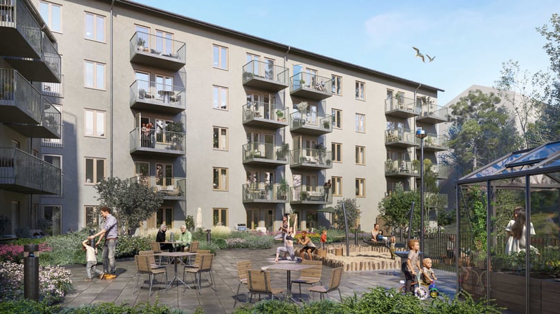 Huset och innergården