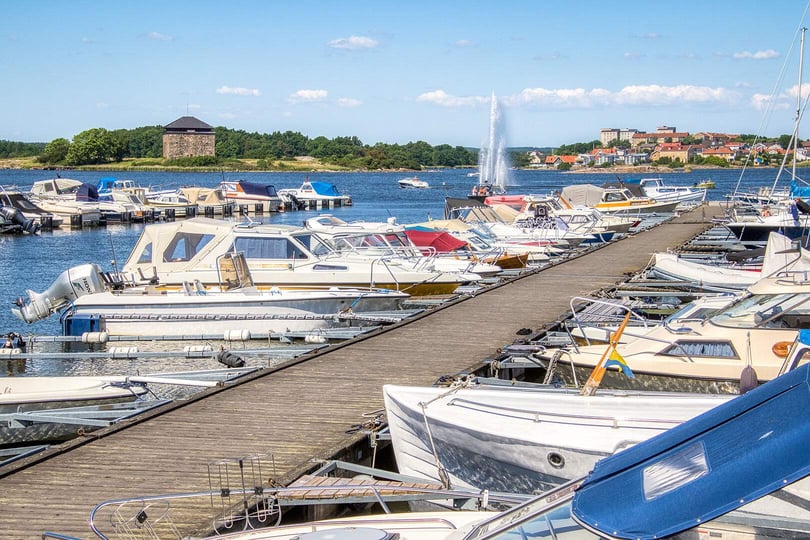 Båtbrygga i Karlskrona