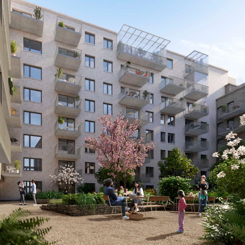 Brf Sydney innergård