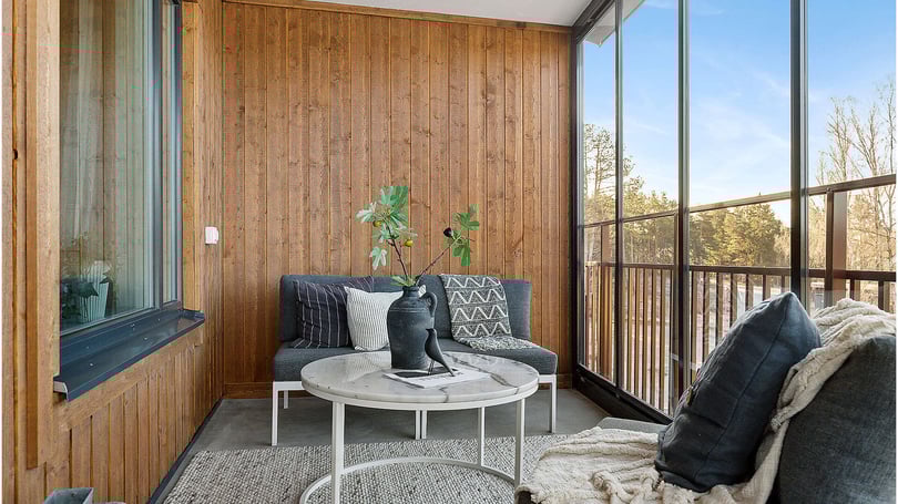 Balkong Brf Korseberg Fjärd