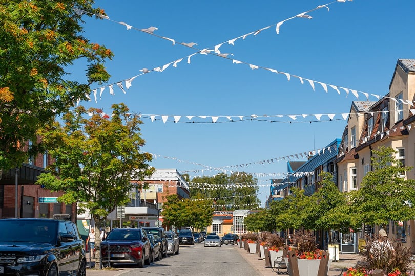 Gata i centrala Strängnäs