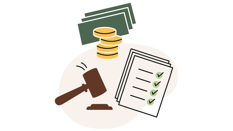 Ordförandeklubba illustration