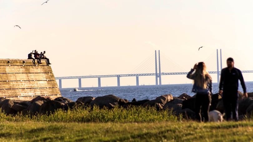 Vy över Öresundsbron