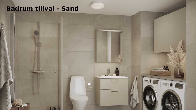 Badrum tillval Sand