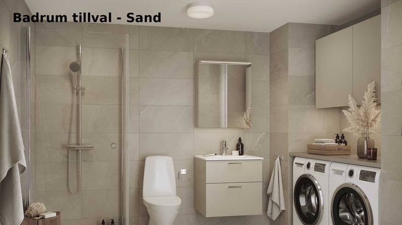Badrum tillval Sand