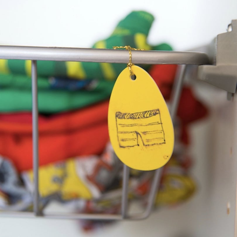 Bild på etikett som tips till hur du skapar ordning