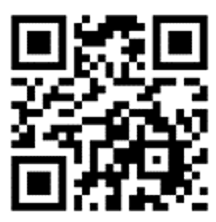 QR-kod på vit bakgrund