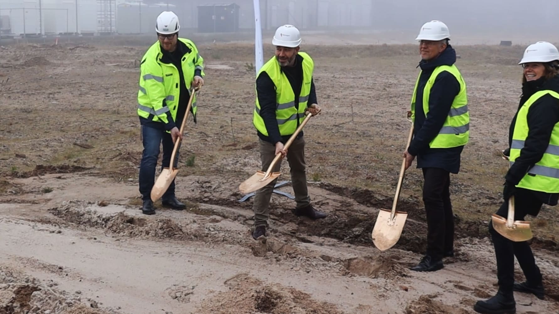 Välbesökt första spadtag för Riksbyggens Brf Panoramautsikten i Helsingborg