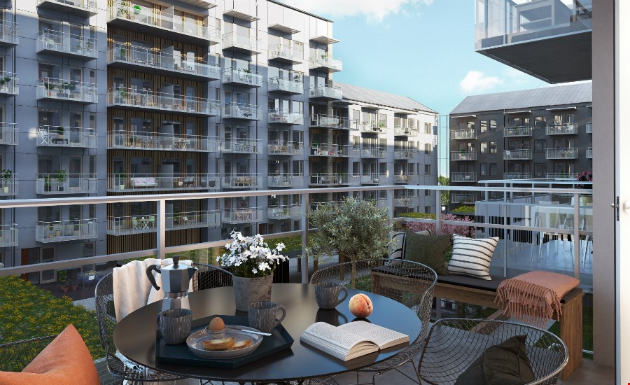 Riksbyggen förbereder för 180 nya lägenheter i Mölndal innerstad
