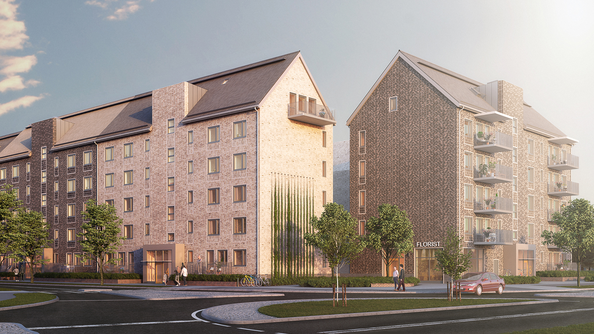 Riksbyggen planerar för 143 nya bostäder vid Selma Lagerlöfs Torg i Backa