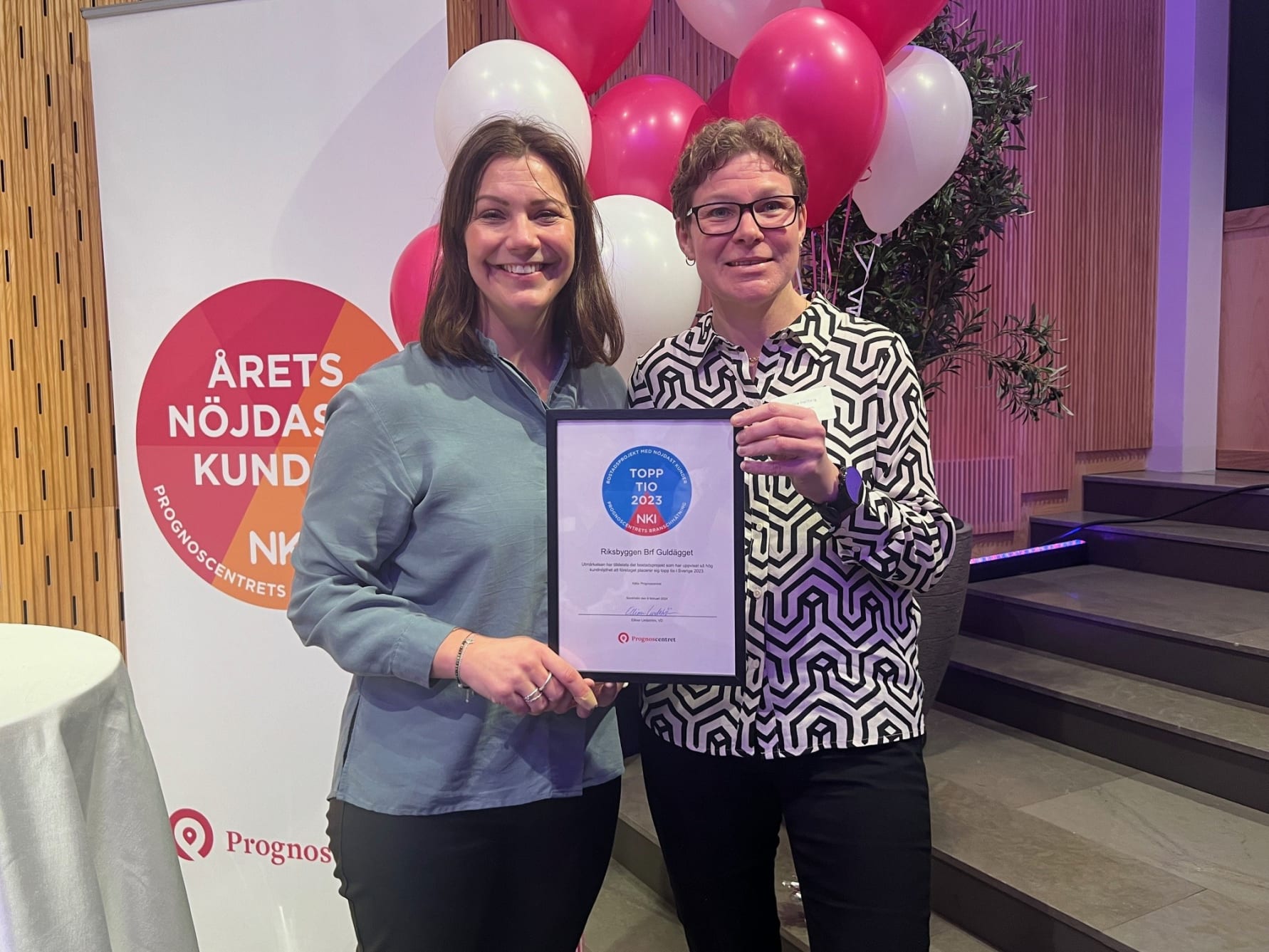 Riksbyggen stoltserar med tre bostadsprojekt på topp tio-listan över nöjdast kunder vid inflyttning