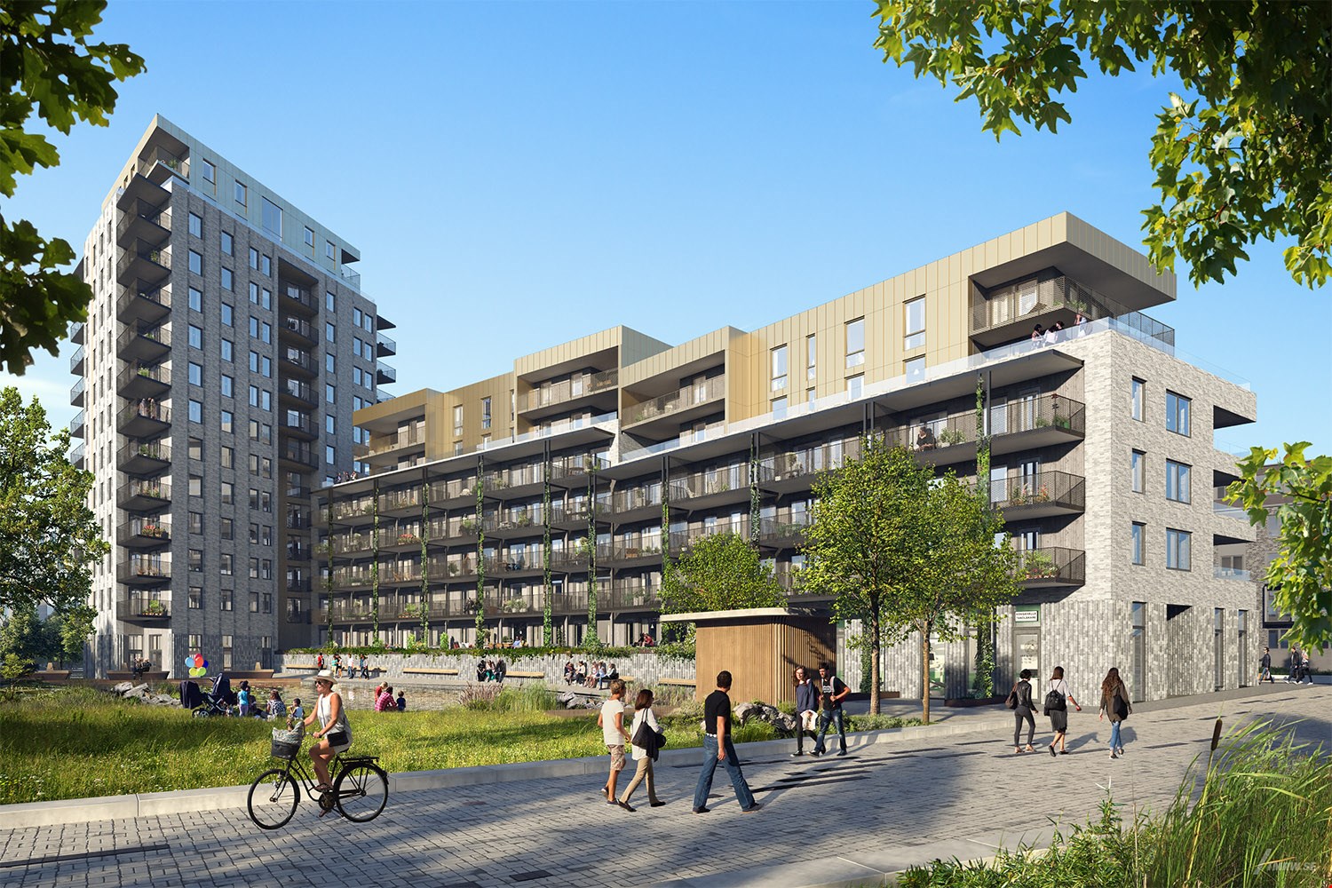 Riksbyggen bygger 99 lägenheter i en fjärde etapp Kungälv