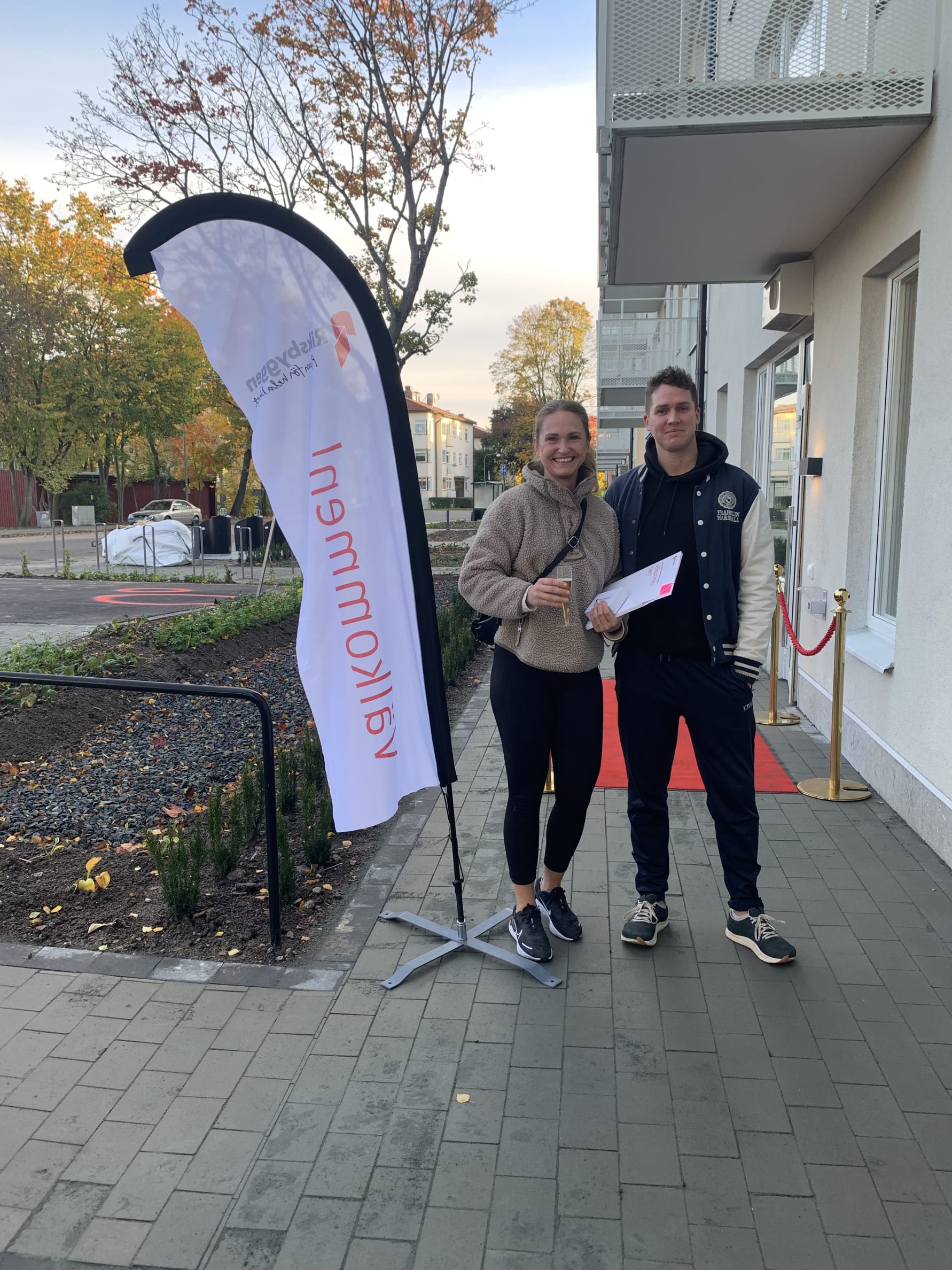 Första flyttlasset till Brf Tranebergsängen i Bromma