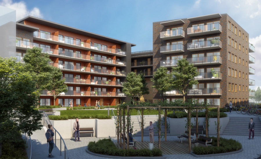 Riksbyggens Brf Landgången i Halmstad ett av Sveriges bästa bostadsprojekt