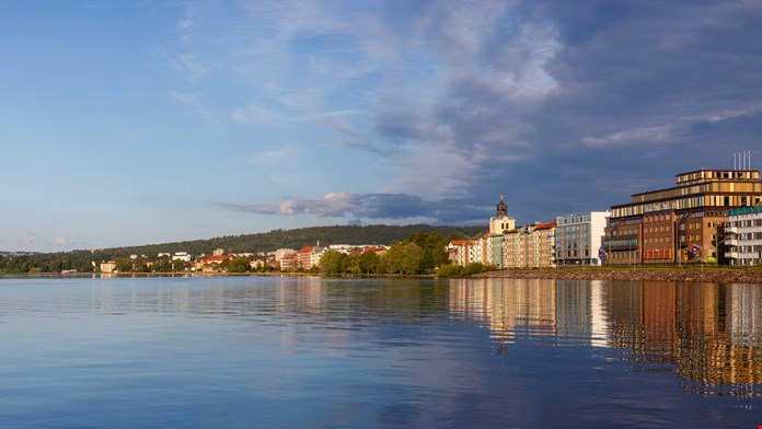 Jönköping vy vid vattnet