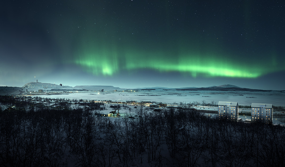 Kiruna - norrskön Kiruna - norrskön