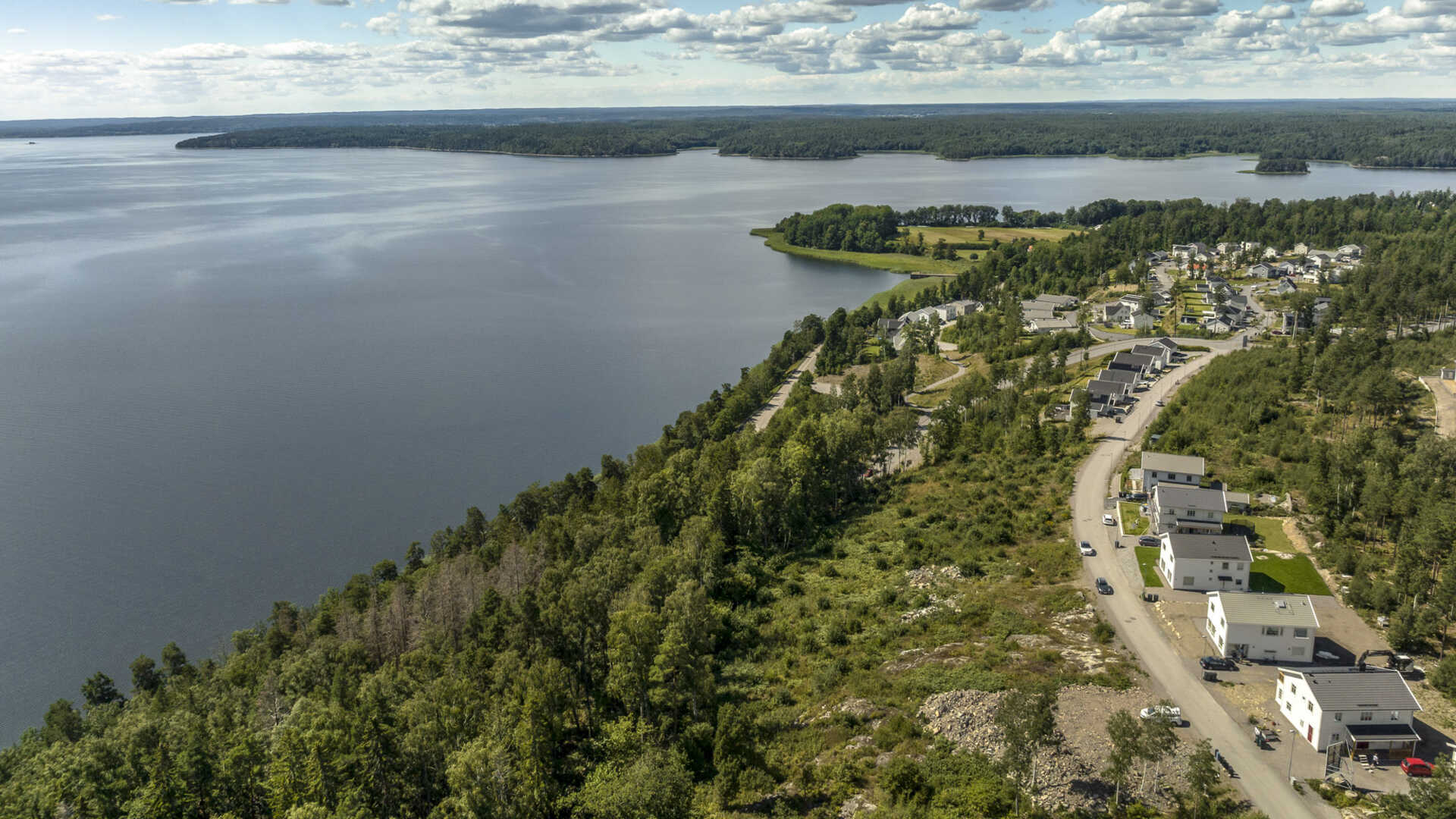 Brf Glanskogen flygvy
