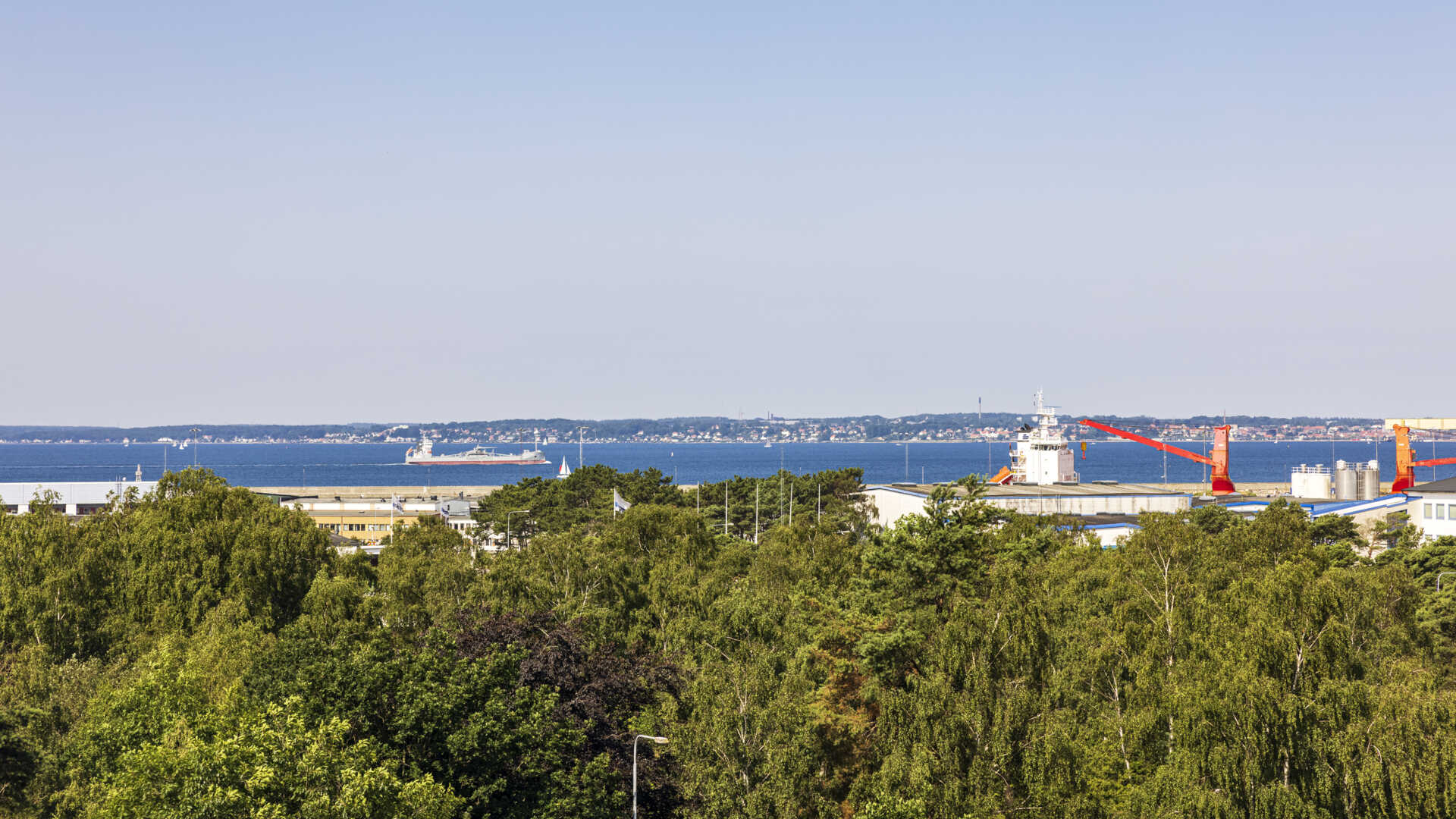 Brf Panoramautsikten utsikt över sundet