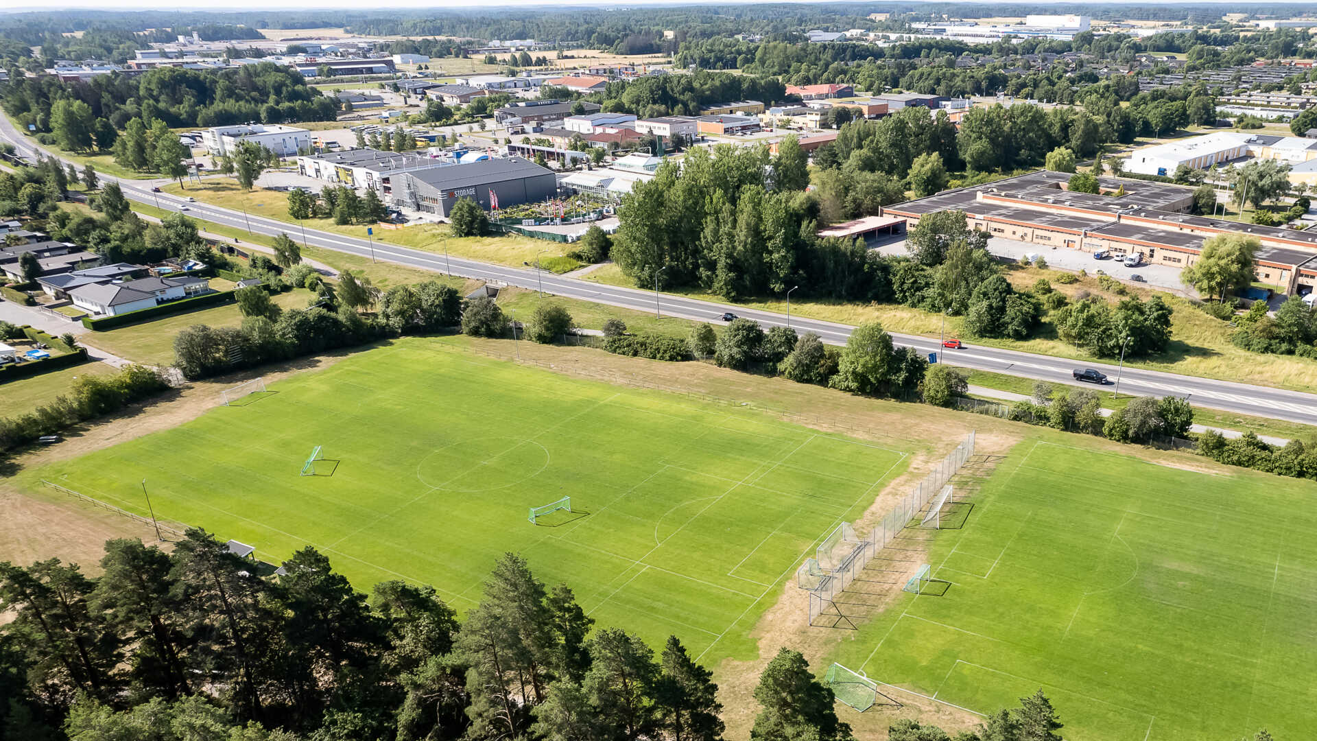Frankie IP flygvy mot Bäckby