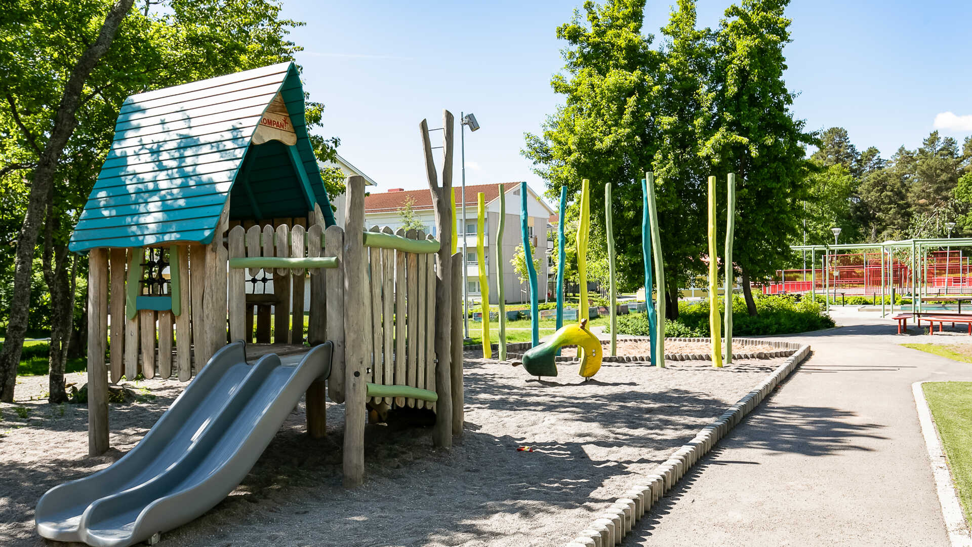 Lekpark nära Brf Tornsvalan