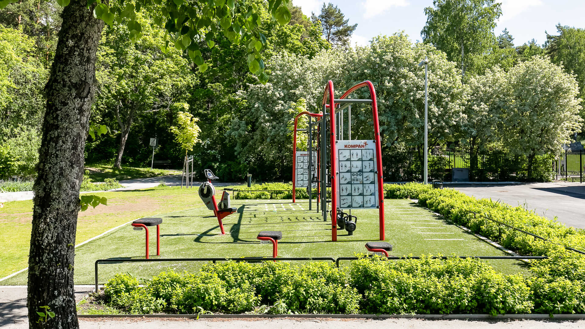 Utegym nära Brf Tornsvalan