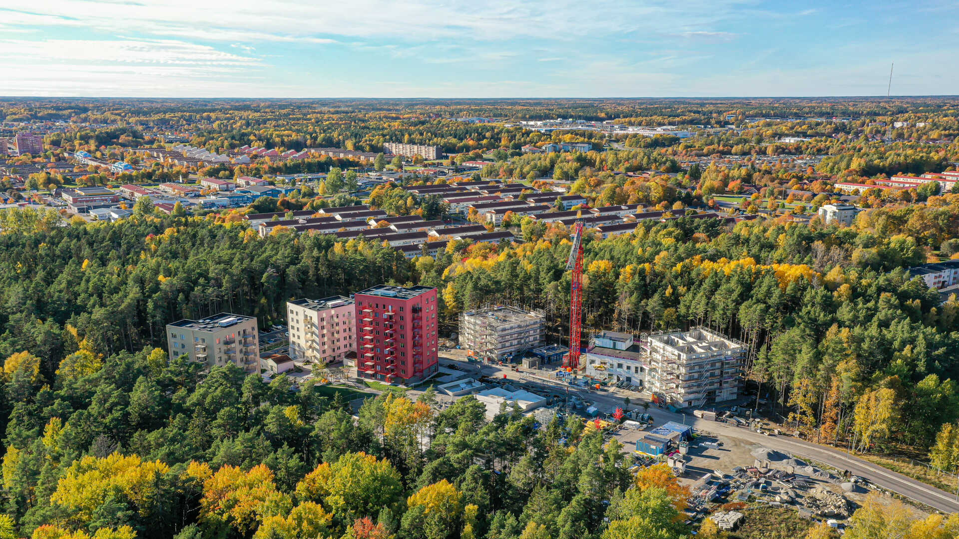 Tomten där Brf Tornsvalan byggs
