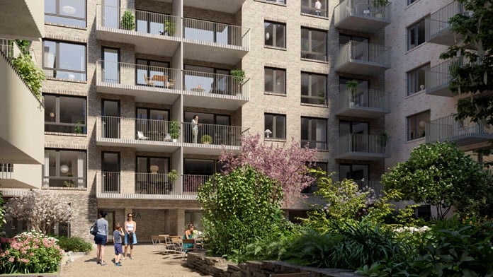 Innergård Brf Sydney