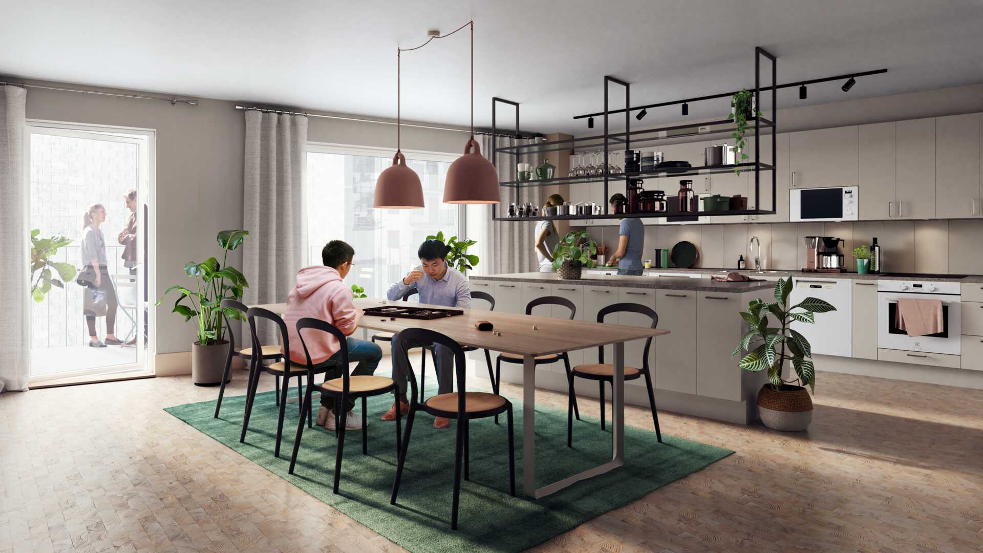 Kök Brf Lindholmshamnen Futura i Göteborg