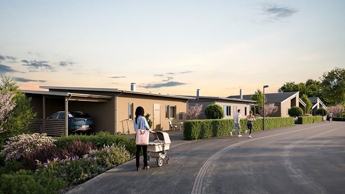 Bild från gatan Stensjöparken 3